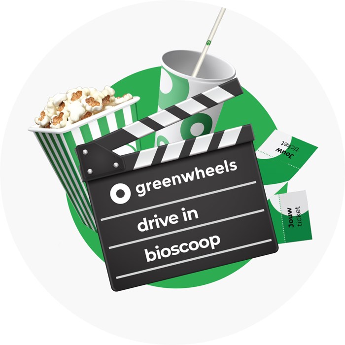 Greenwheels Drive In Bioscoop Film Popcorn Drinken