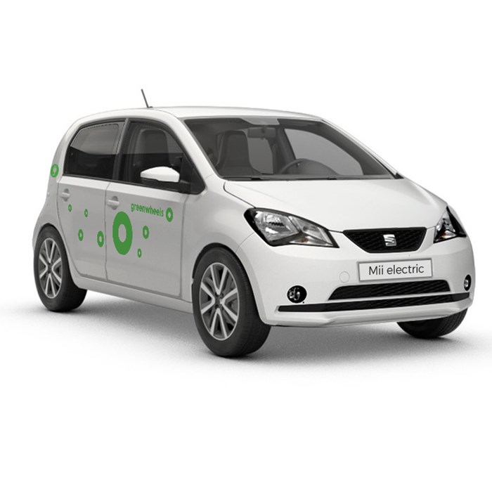 Seat Mii electric Greenwheels elektrische deelauto